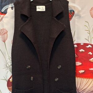 Active USA Black Off-the-Shoulder Sweater